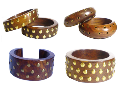 Manufacturers Exporters and Wholesale Suppliers of Wooden Bangle Moradabad Uttar Pradesh